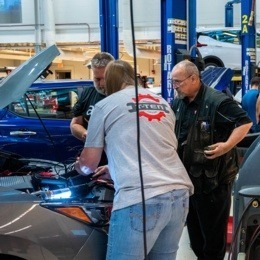 EV tech training at Sinclair Community College in Dayton receives Electrify America Grant, photo shared by Drive Electric Dayton